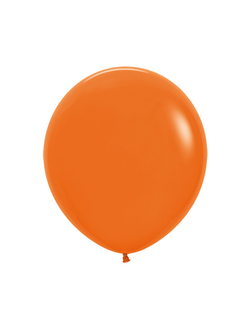 Большой шар апельсинового цвета