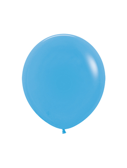 Большой шар ярко-голубого цвета