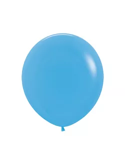 Большой шар ярко-голубого цвета